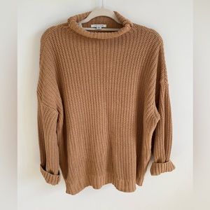 Tan/Brown Oversized Sweater